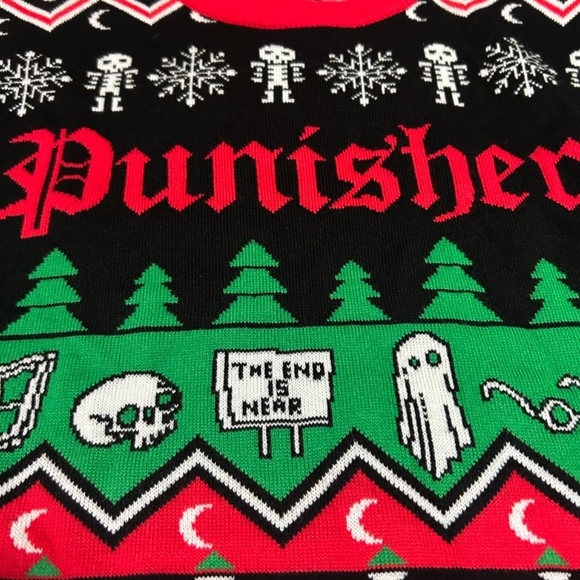Phoebe Bridgers Limited Edition Punisher Christmas Sweater Size S - Picture 4 of 5